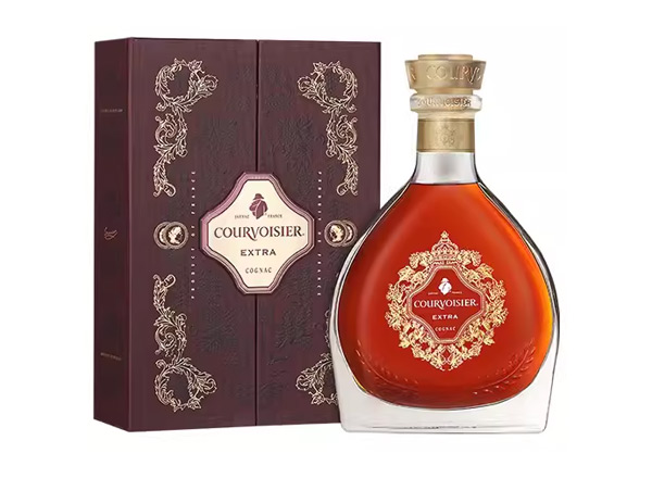 抚顺回收拿破仑至尊EXTRA馥华诗干邑白兰地700ml礼盒装Courvoisier洋酒