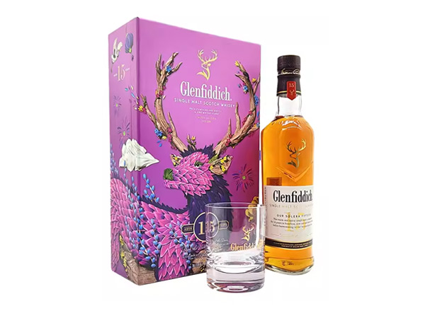 抚顺收购格兰菲迪15年威士忌福鹿礼盒装Glenfiddich苏格兰威士忌700ml上门回收行情价格