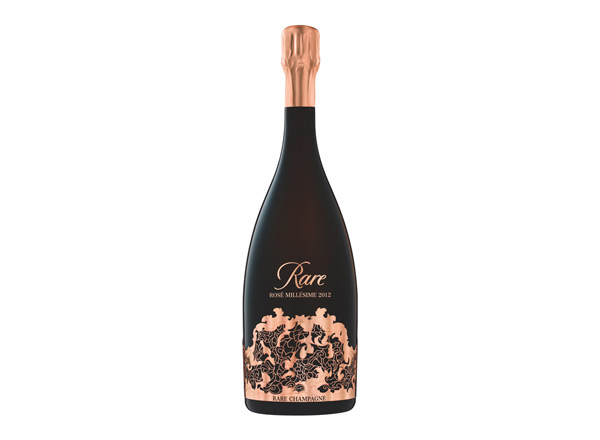 抚顺白雪香槟回收稀露香槟黑钻年份桃红香槟Rare Rose（礼盒装）