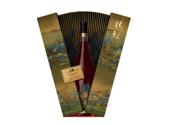 抚顺鹤驻18年黄酒回收鹤驻新花雕18年珍藏版千里江山图