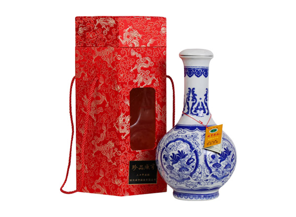 抚顺咸亨黄酒回收珍品咸亨三十年花雕酒青瓷瓶盒装绍兴黄酒2.5L